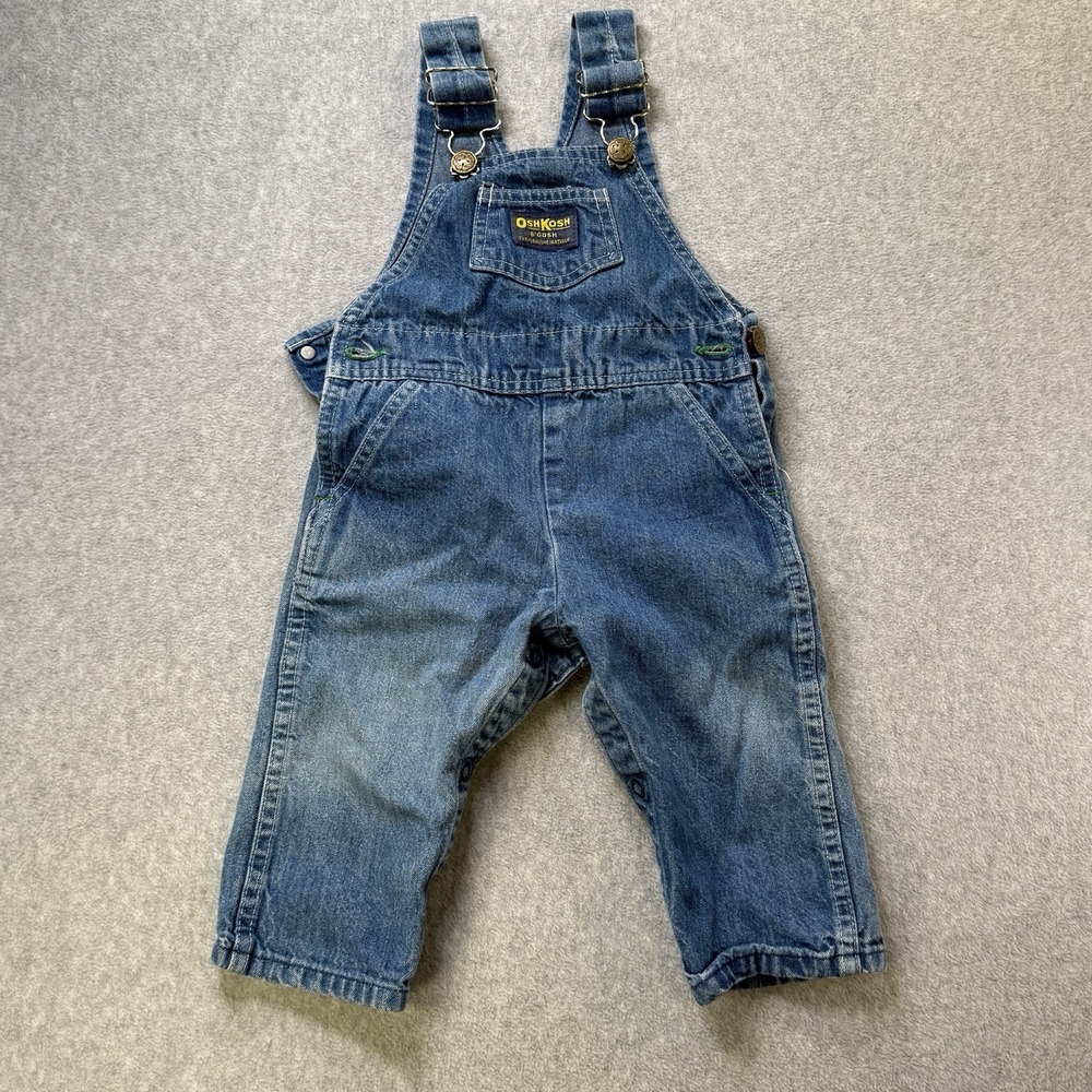 Vintage OshKosh B'gosh VESTBAK Denim Overalls 18M Made in USA